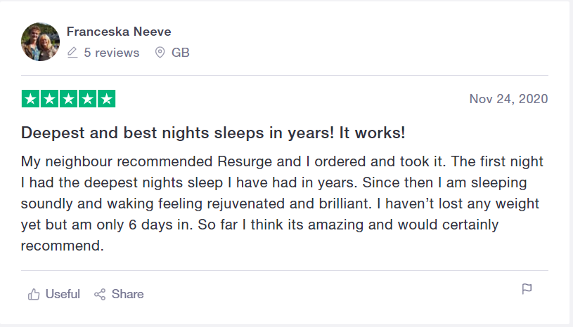 resurge sleep supplement reviews