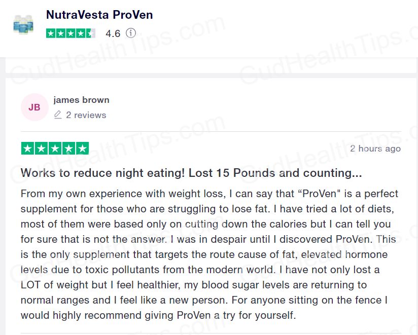 nutravesta proven customer reviews