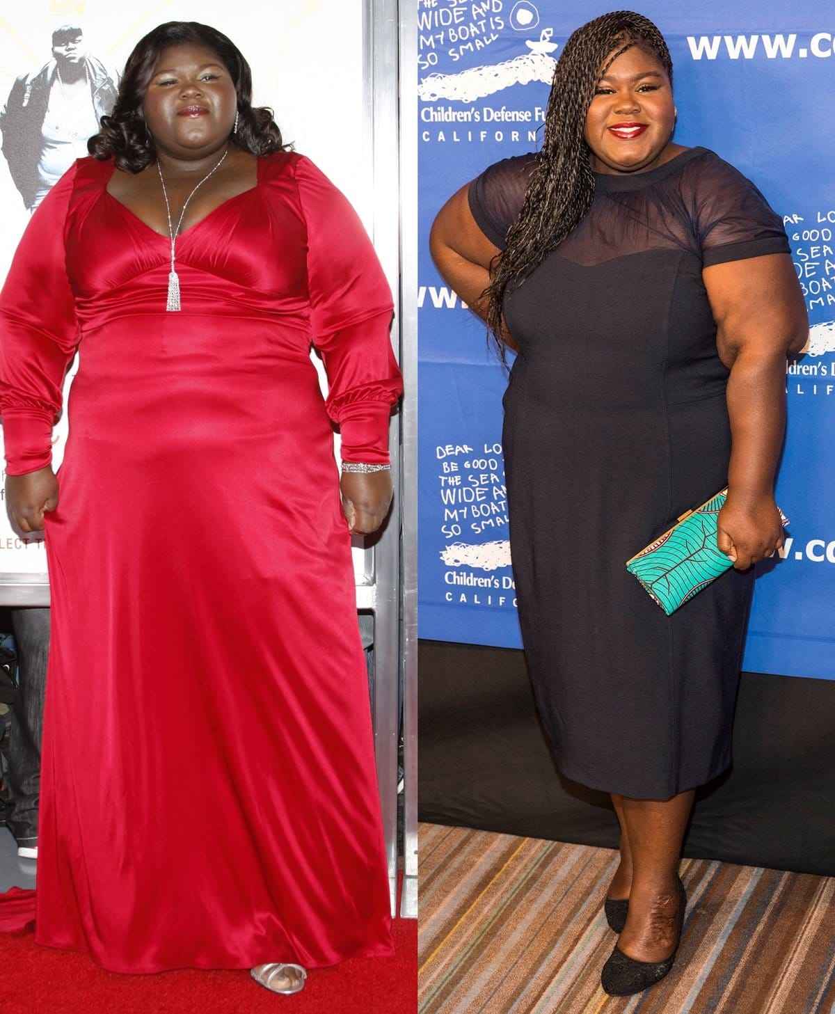 Gabourey Sidibe before and after